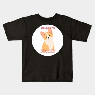 What's Cookin Corgi Kids T-Shirt